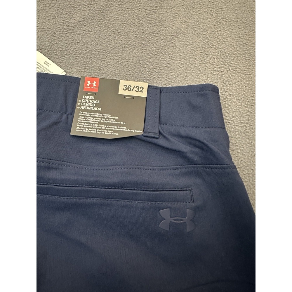 Under Armour UA Drive 5 Pocket Pants Men's 36x32 Blue Slim Taper - Picture 5 of 9